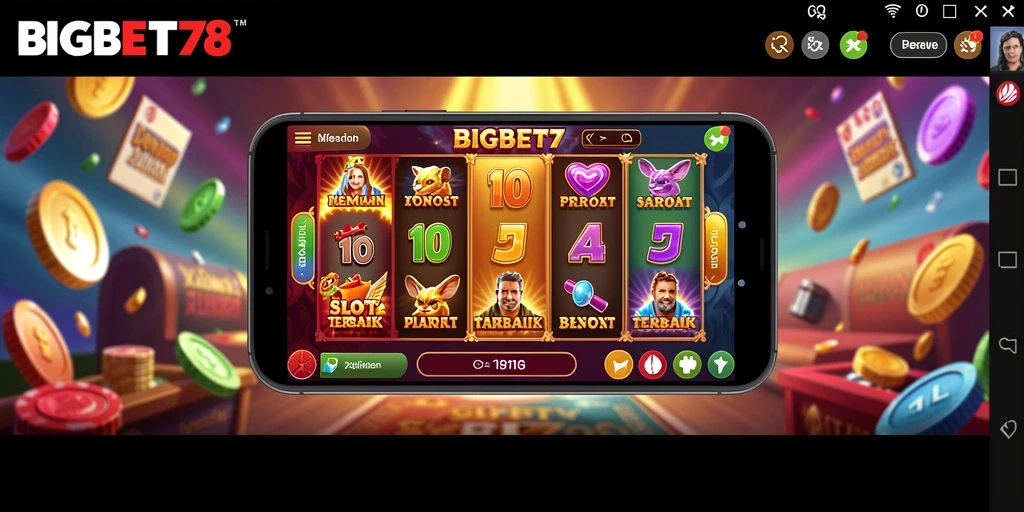 Tampilan menarik dari gameplay slot di BIGBET78 yang mengasyikkan.