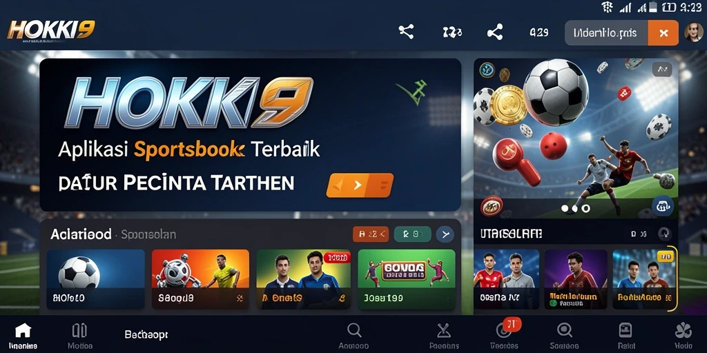 Tampilan gameplay yang menarik dengan berbagai pilihan taruhan.