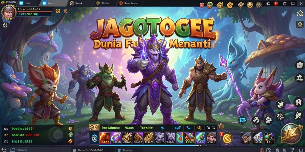 Tampilan screenshot <strong>JAGOTOGEL</strong> yang menampilkan serunya gameplay MMORPG.