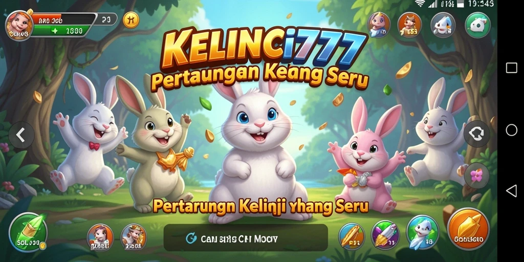 Tampilan gameplay <strong>KELINCI777</strong> yang mengasyikkan dan penuh aksi.