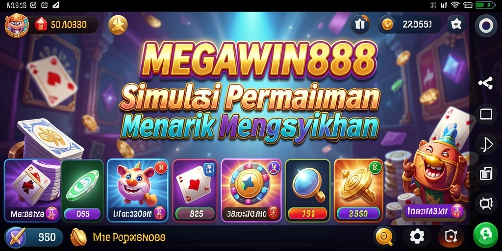 Screenshot yang menampilkan gameplay realistis dan interaktif di MEGAWIN888.