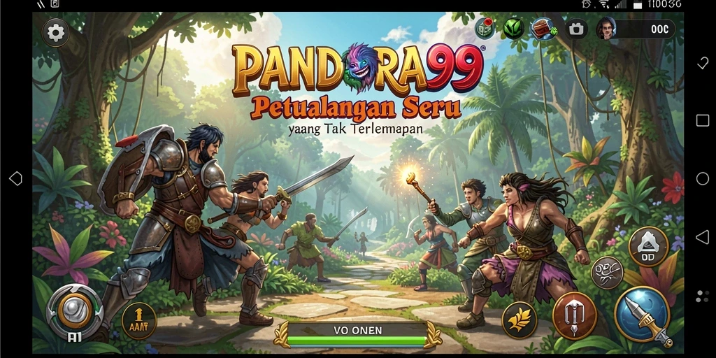 Screenshot gameplay PANDORA99 menampilkan petualangan seru yang mendebarkan.