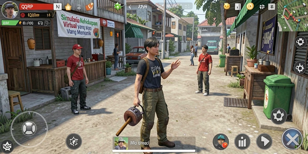 Tampilan gameplay <strong>QQRP</strong> yang menawan dan interaktif.