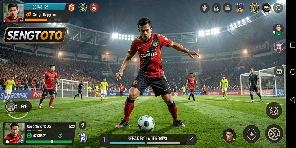 Screenshot gameplay SENGTOTO yang menampilkan aksi seru di lapangan.