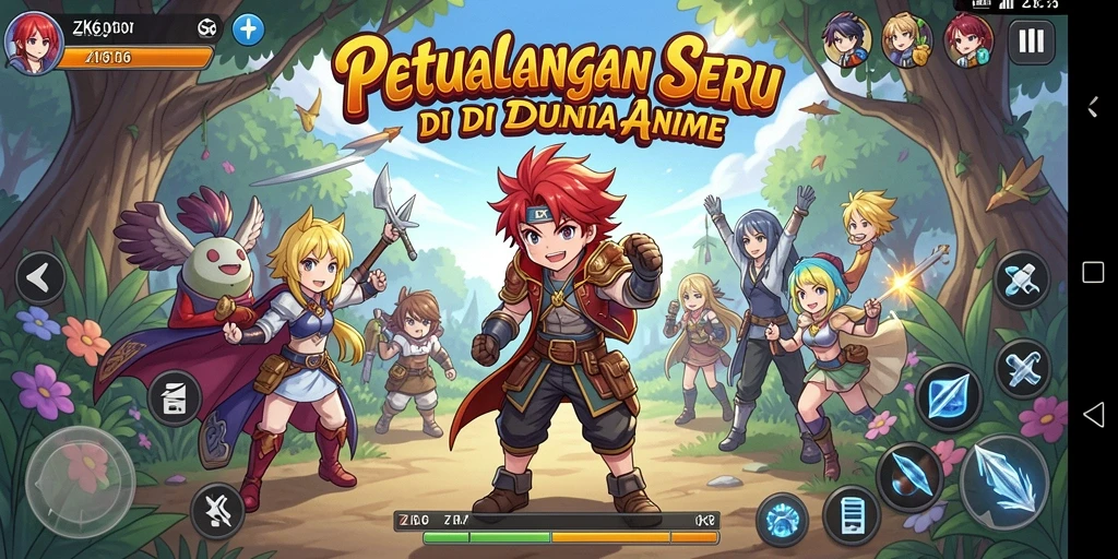 Gameplay menarik dari ZK6 yang menghadirkan karakter anime.